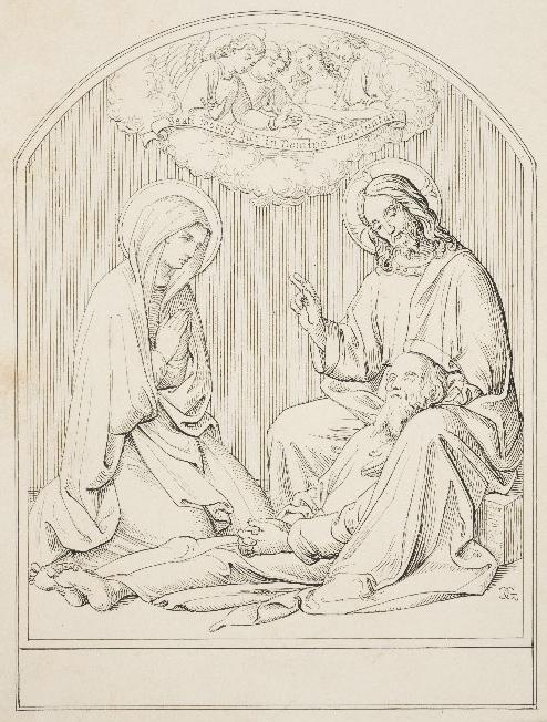 La mort d'un saint (Joseph ?)