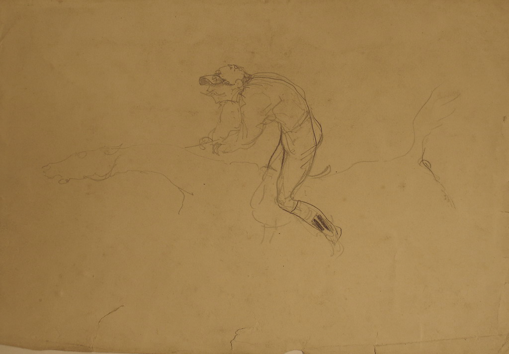 Portrait de Jockey moustachu / L’arrivée