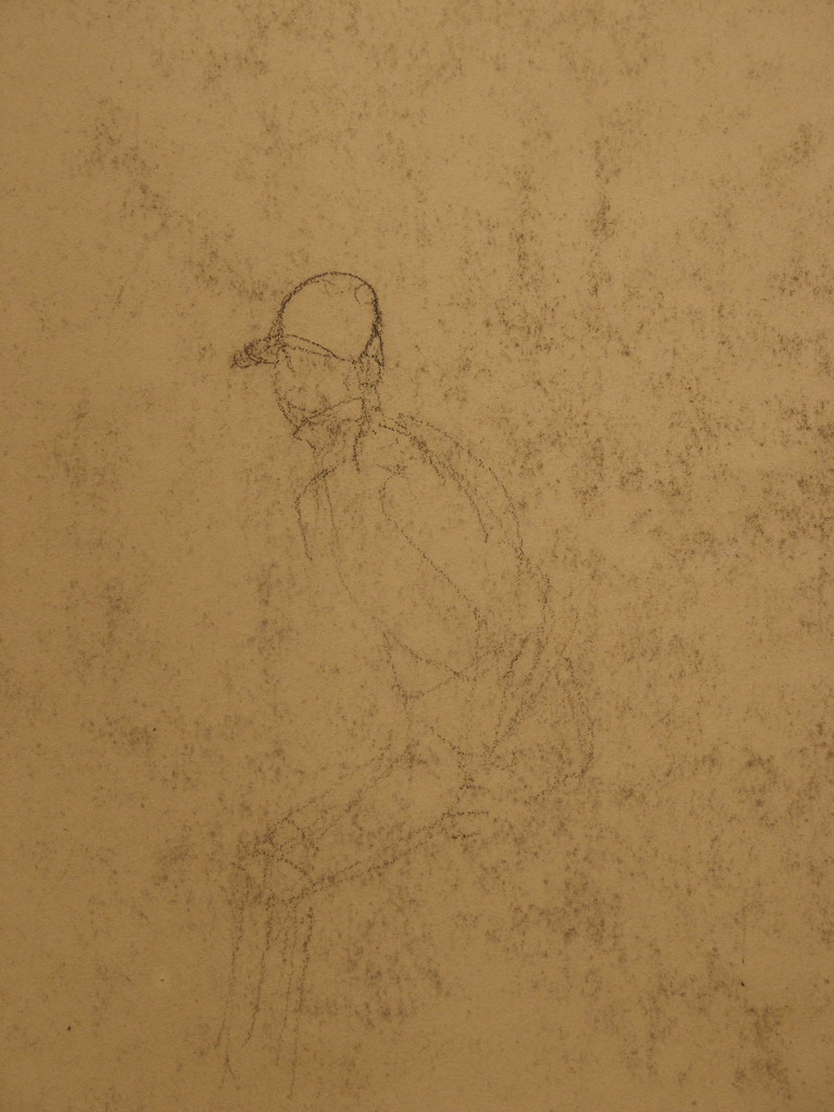 Esquisse rapide d’un jockey / Esquisse coupée d’un cavalier et sa monture