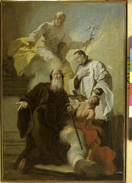 L'Apothéose de saint Louis de Gonzague et saint François de Paule