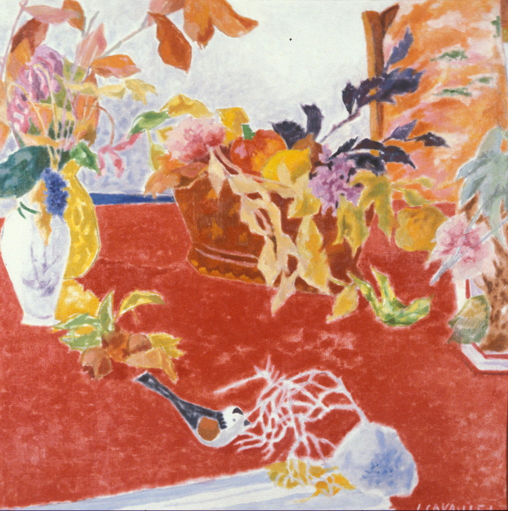 Le vase bleu ou L'automne