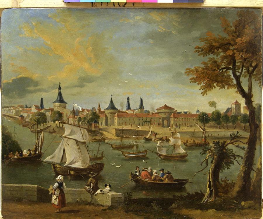 Le Port de Libourne au XVIIIe s.