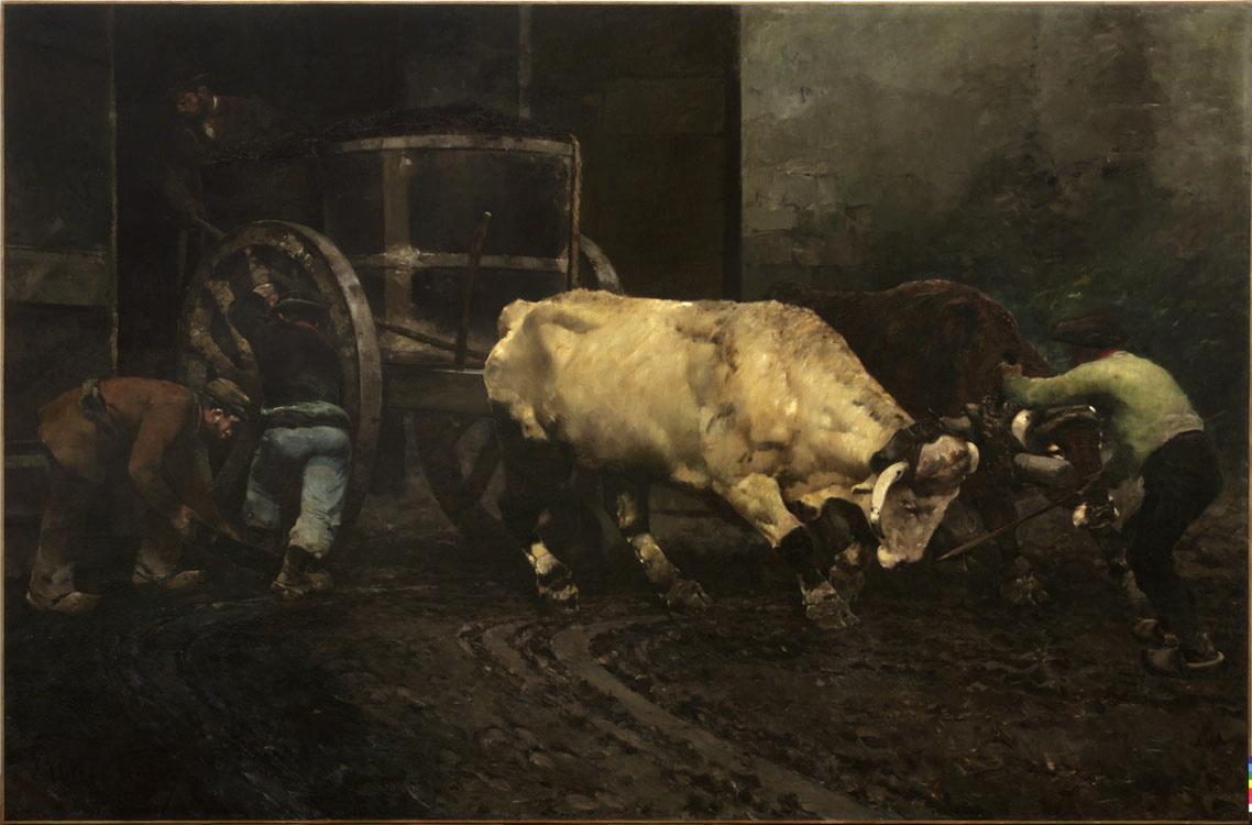 L'arrivée au pressoir