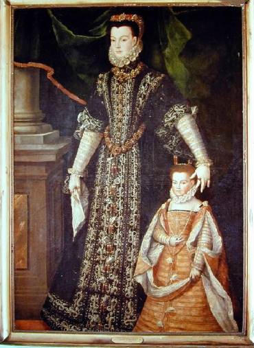 Corisande, comtesse de Guiche, et sa fille