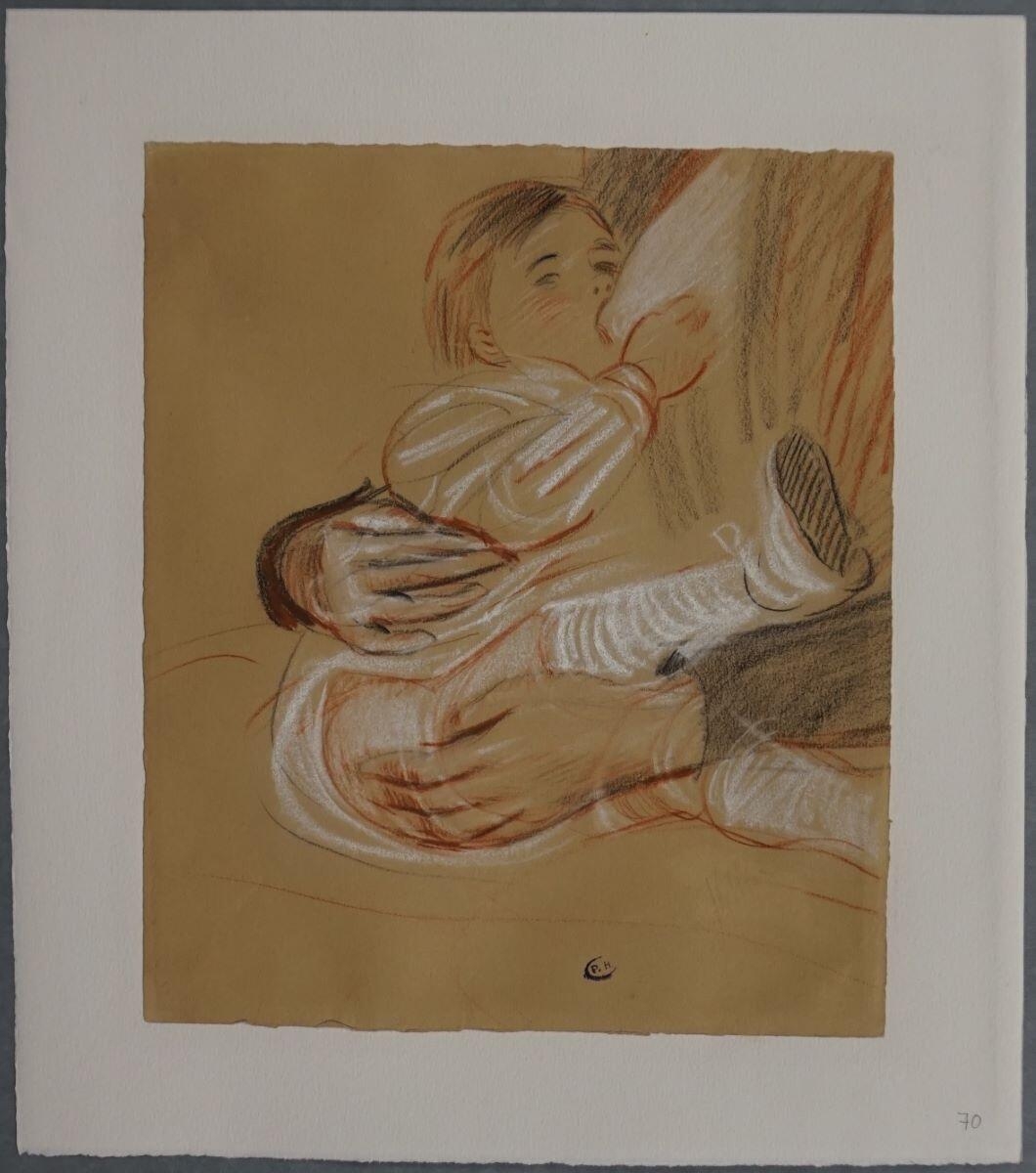 Bébé au sein maternel