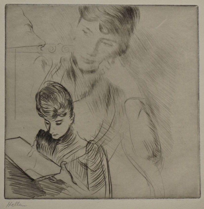 Planche d'études : Alice Helleu