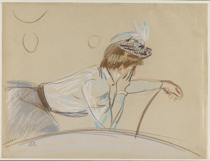 Alice Helleu accoudée