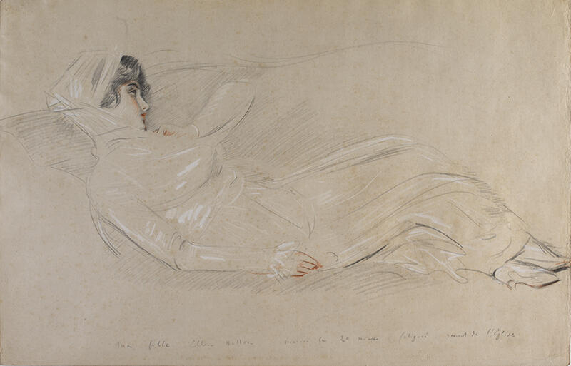 Ellen Helleu étendue