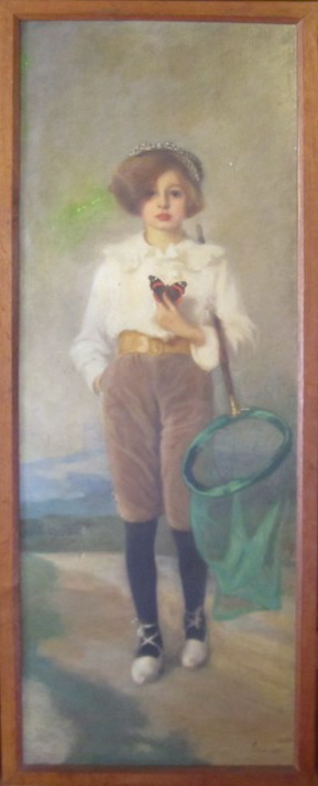 Jean Rostand au filet à papillon