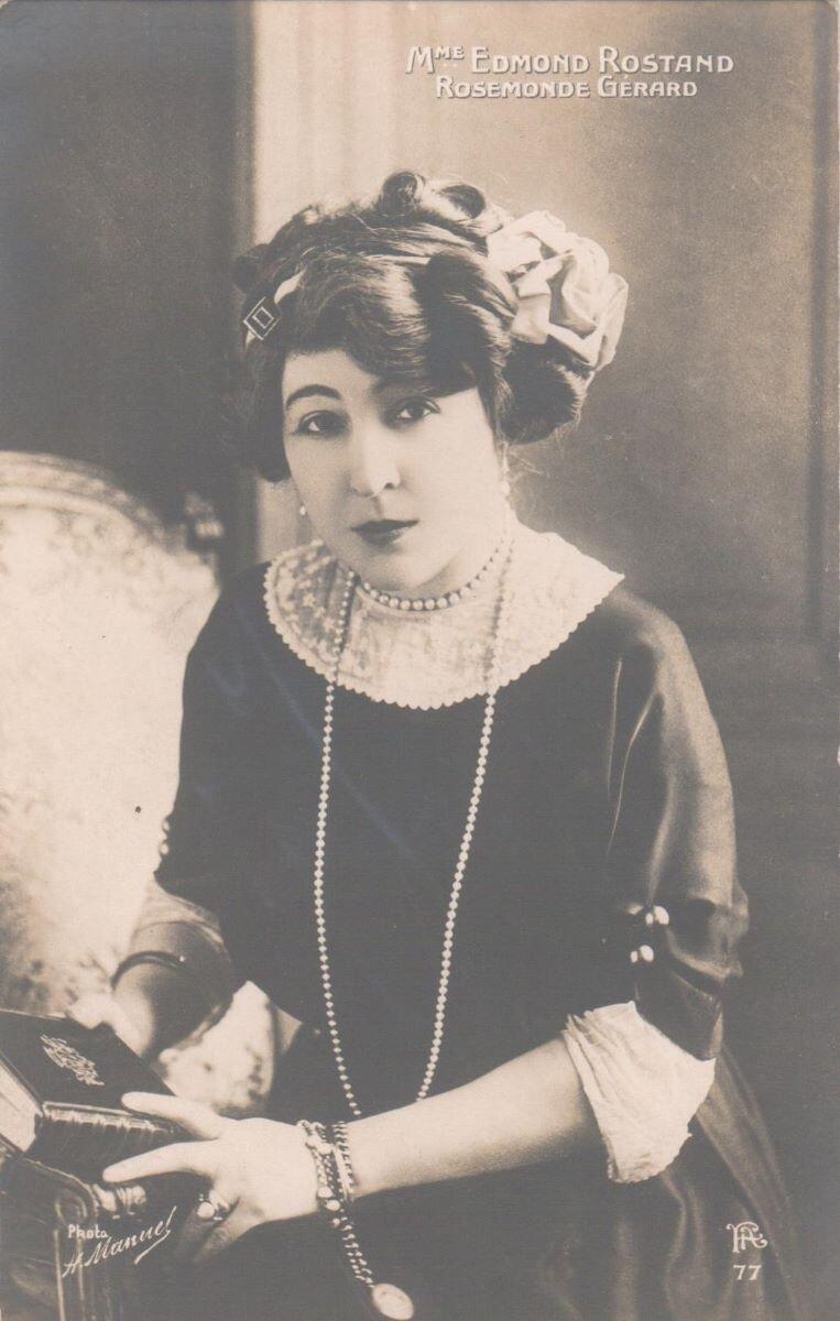 Madame Edmond Rostand Rosemonde Gérard