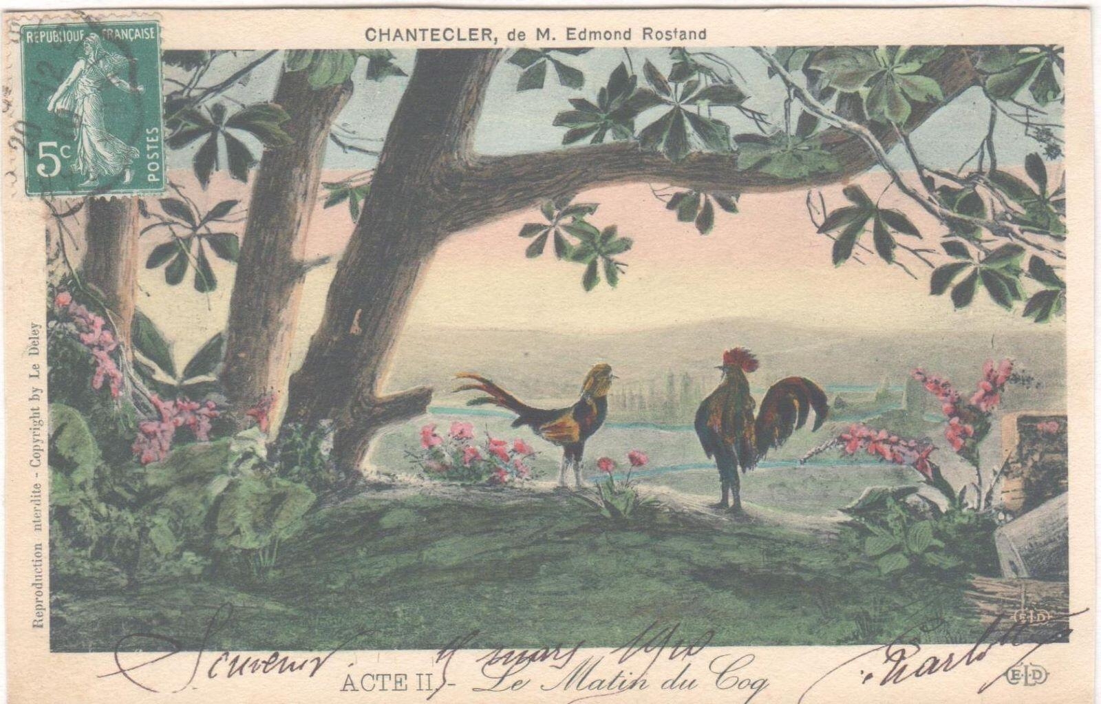 Chantecler, de M. Edmond Rostand. Acte II : le Matin du Coq