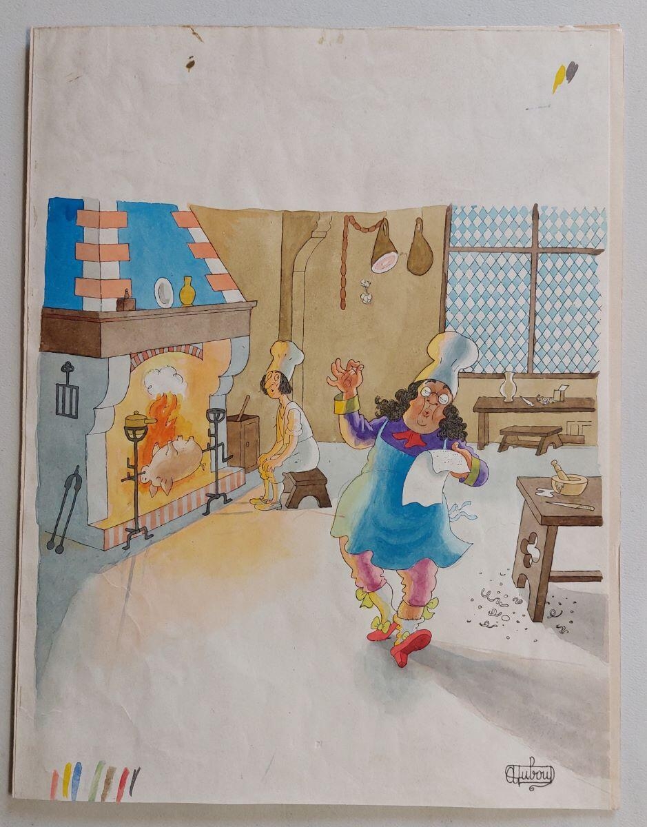 Illustration pour Cyrano de Bergerac : Ragueneau