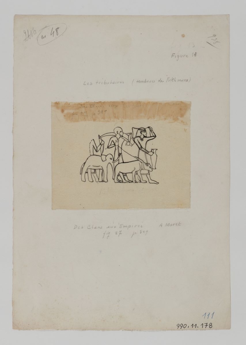 Les tributaires (titre manuscrit)