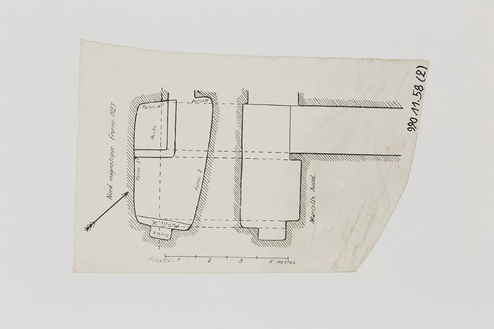 Plan de la tombe de Roy (titre factice)