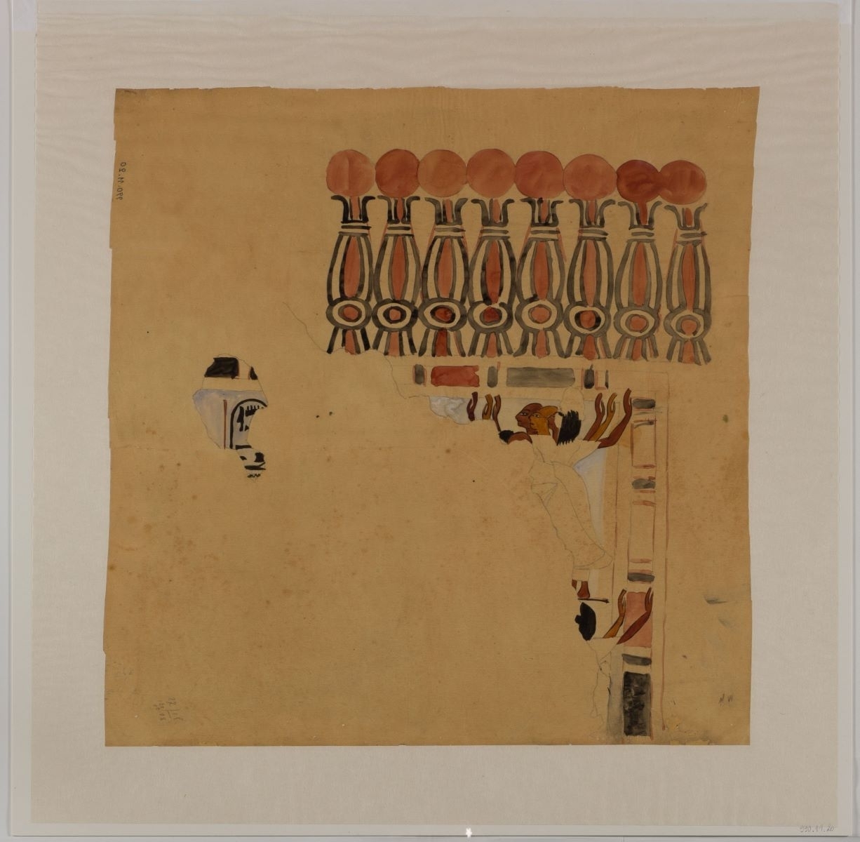 Proccession funéraire de la tombe d'Amenmose (titre factice)