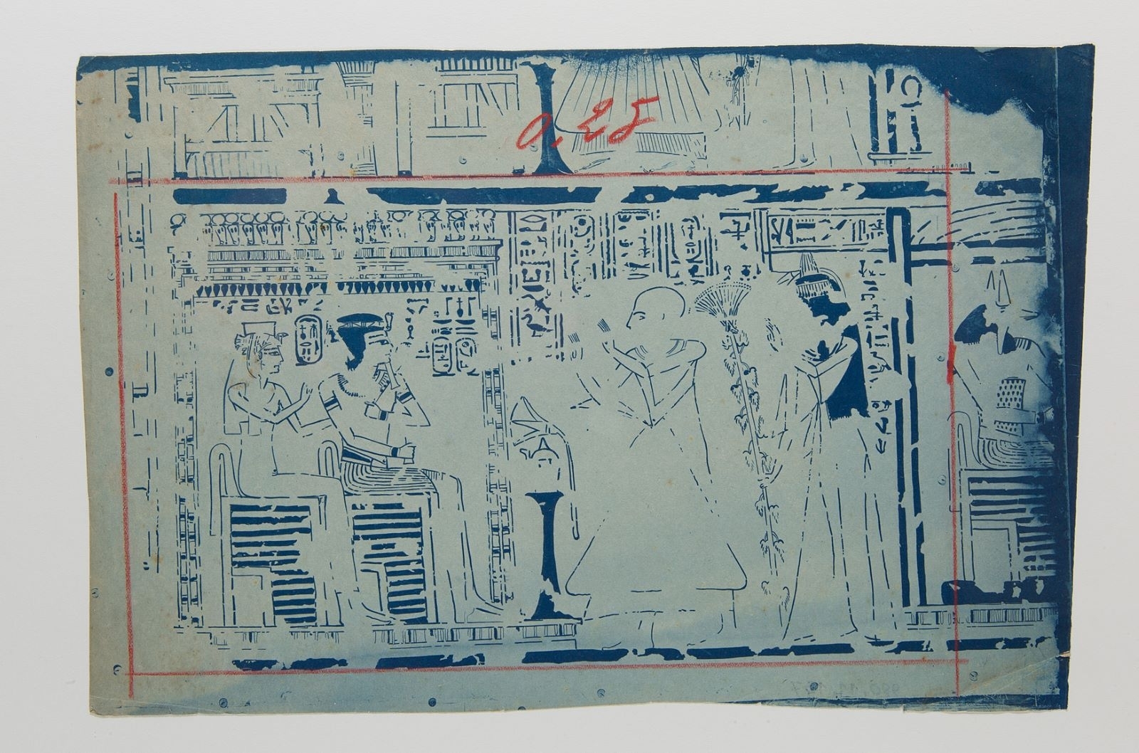 Défunt et sa femme adorant Amenhotep I et Ahmès-Néfertary (titre factice)