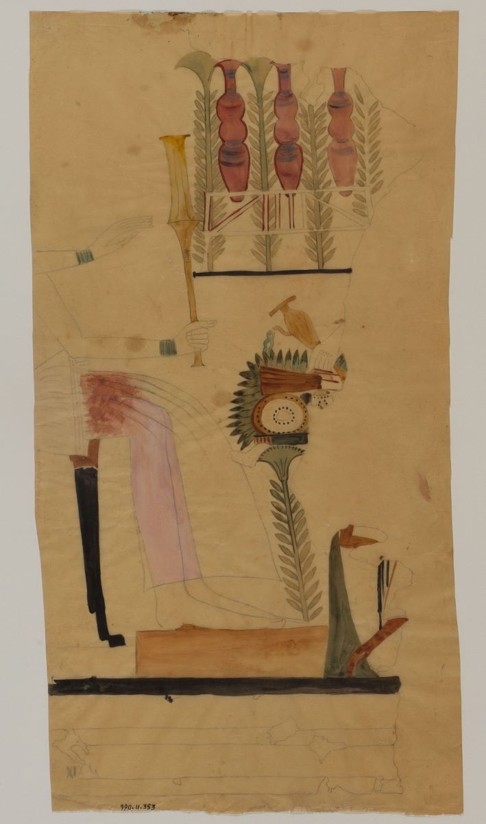 Paroi B' de la tombe d'Amenmose (titre factice)