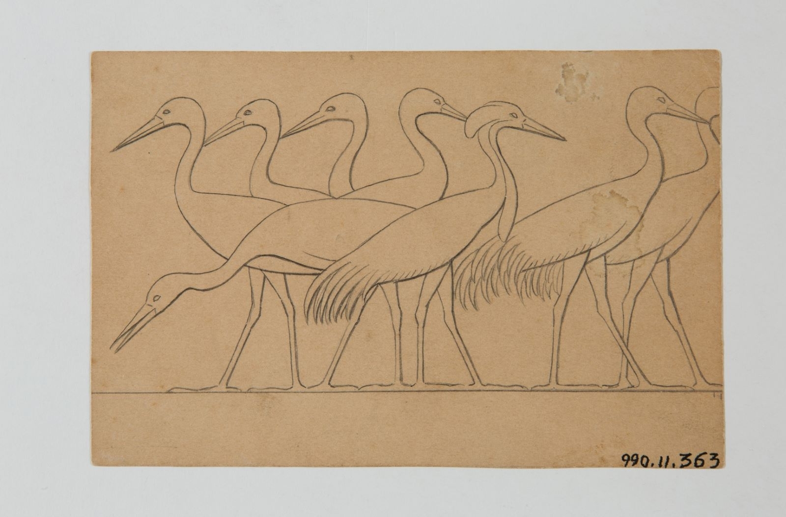 Décor de grues du mastaba de Ti (titre factice)