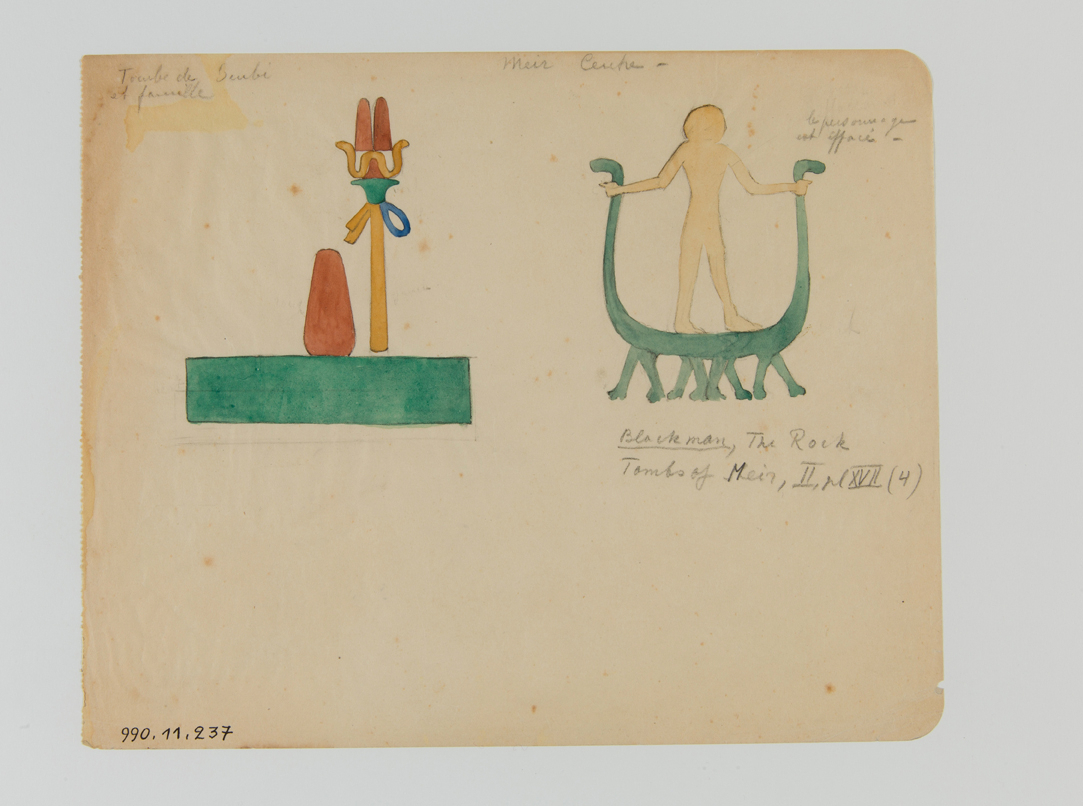 Hieroglyphes de la tombe de Senbi (titre factice)