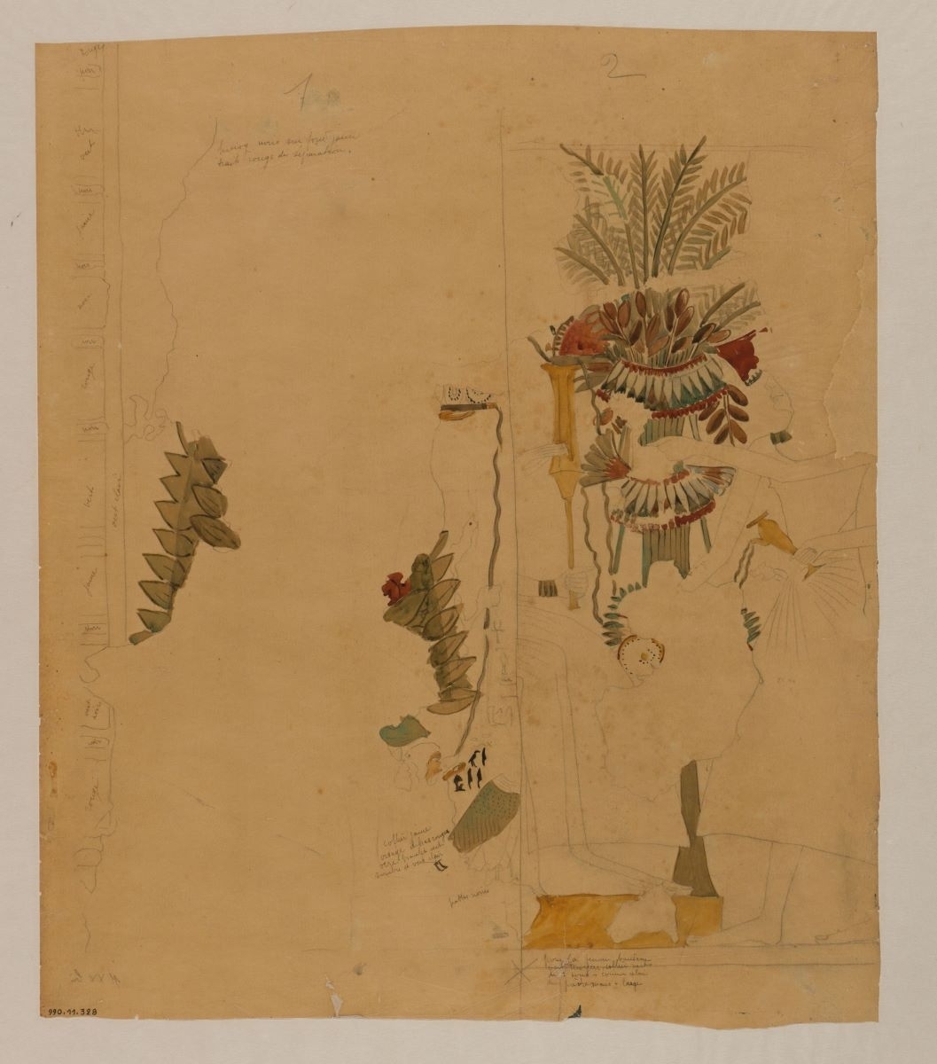 Paroi C' de la tombe d'Amenmose (titre factice)