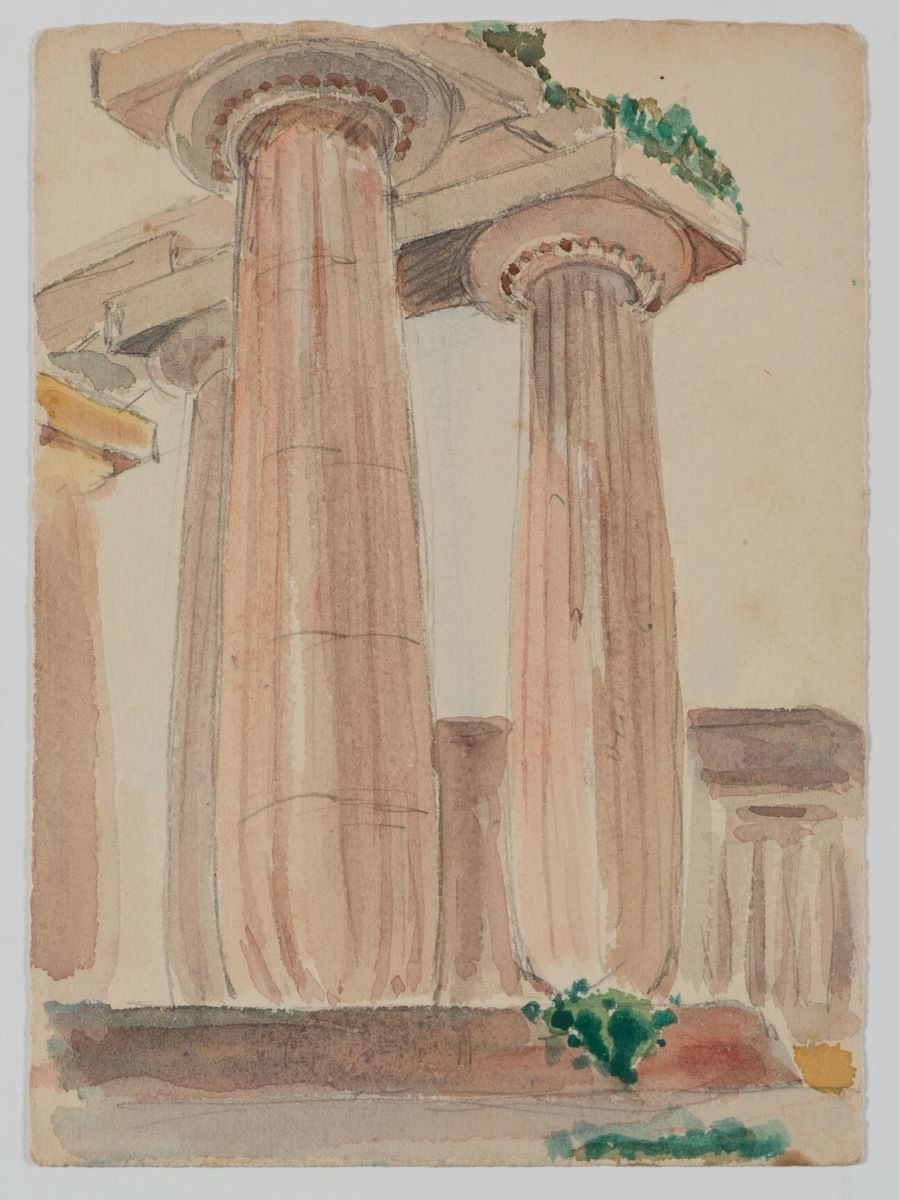 Temple d'Héra à Paestum (titre factice)