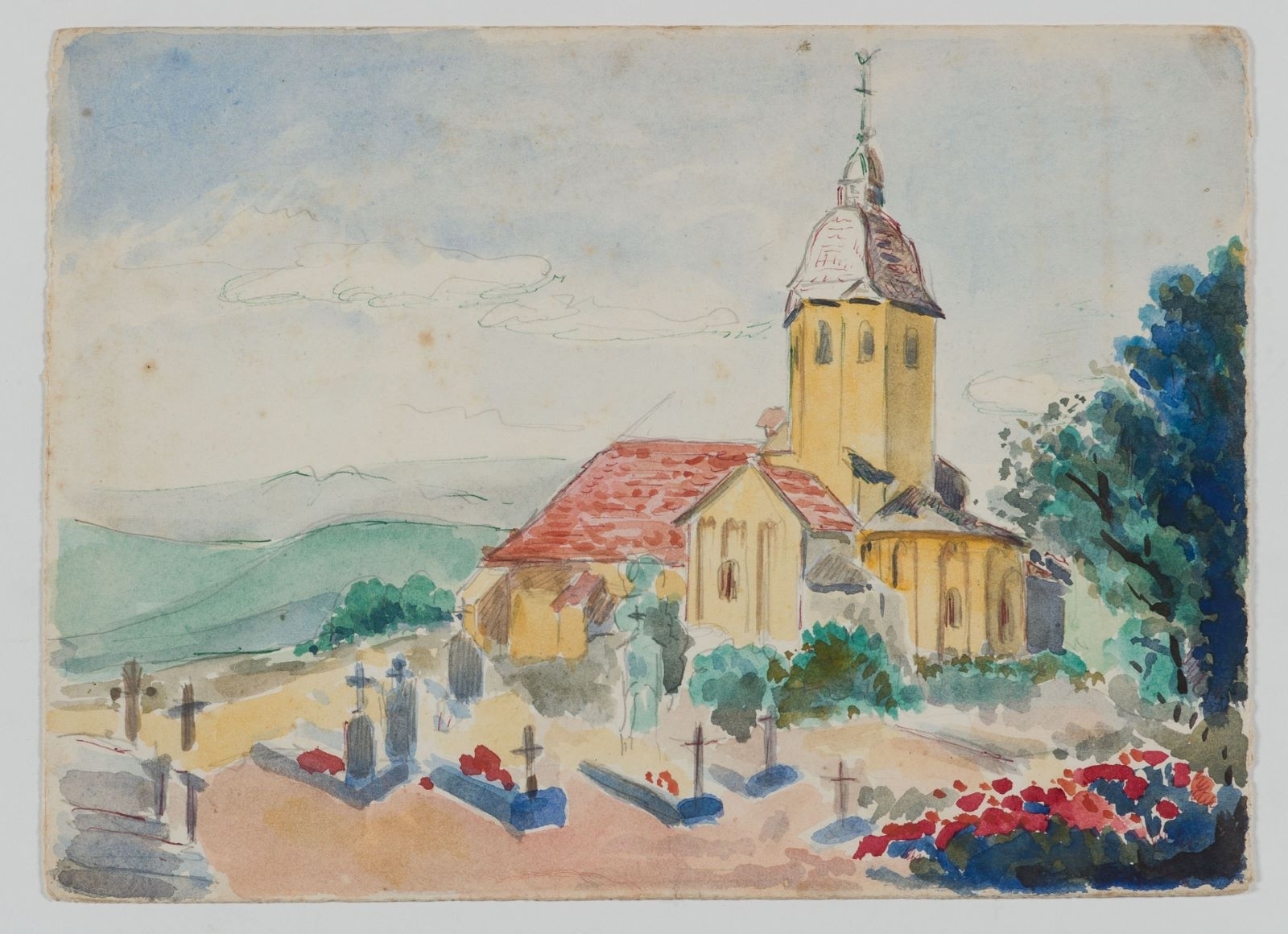 L’église de Saint-Hymetière (titre factice)