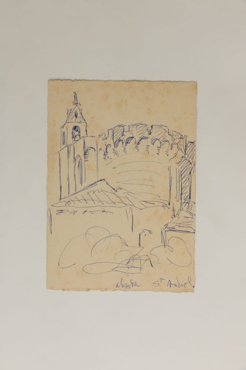 Abside de l’église de Saint-Andiol (titre factice)