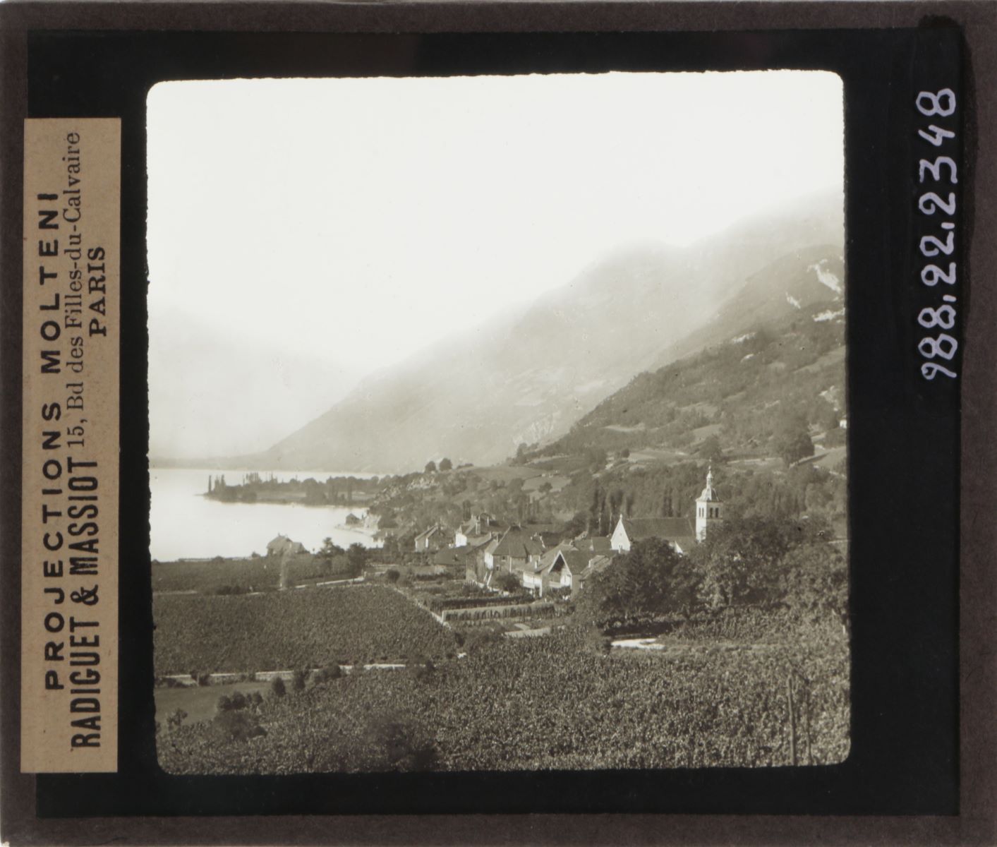 Le lac d'Annecy (titre inscrit)