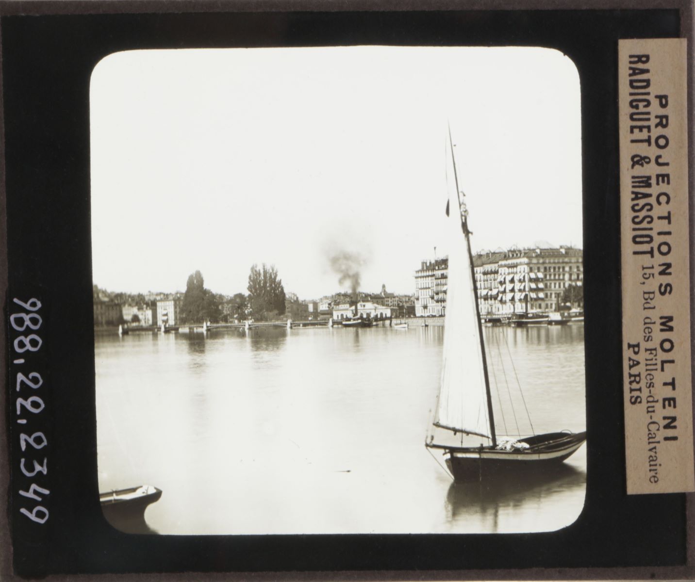 Genève vu de la jetée (titre inscrit)
