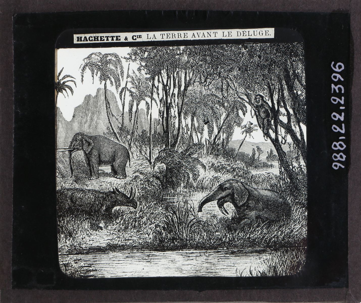 Paysage idéal de la période miocène (titre inscrit)