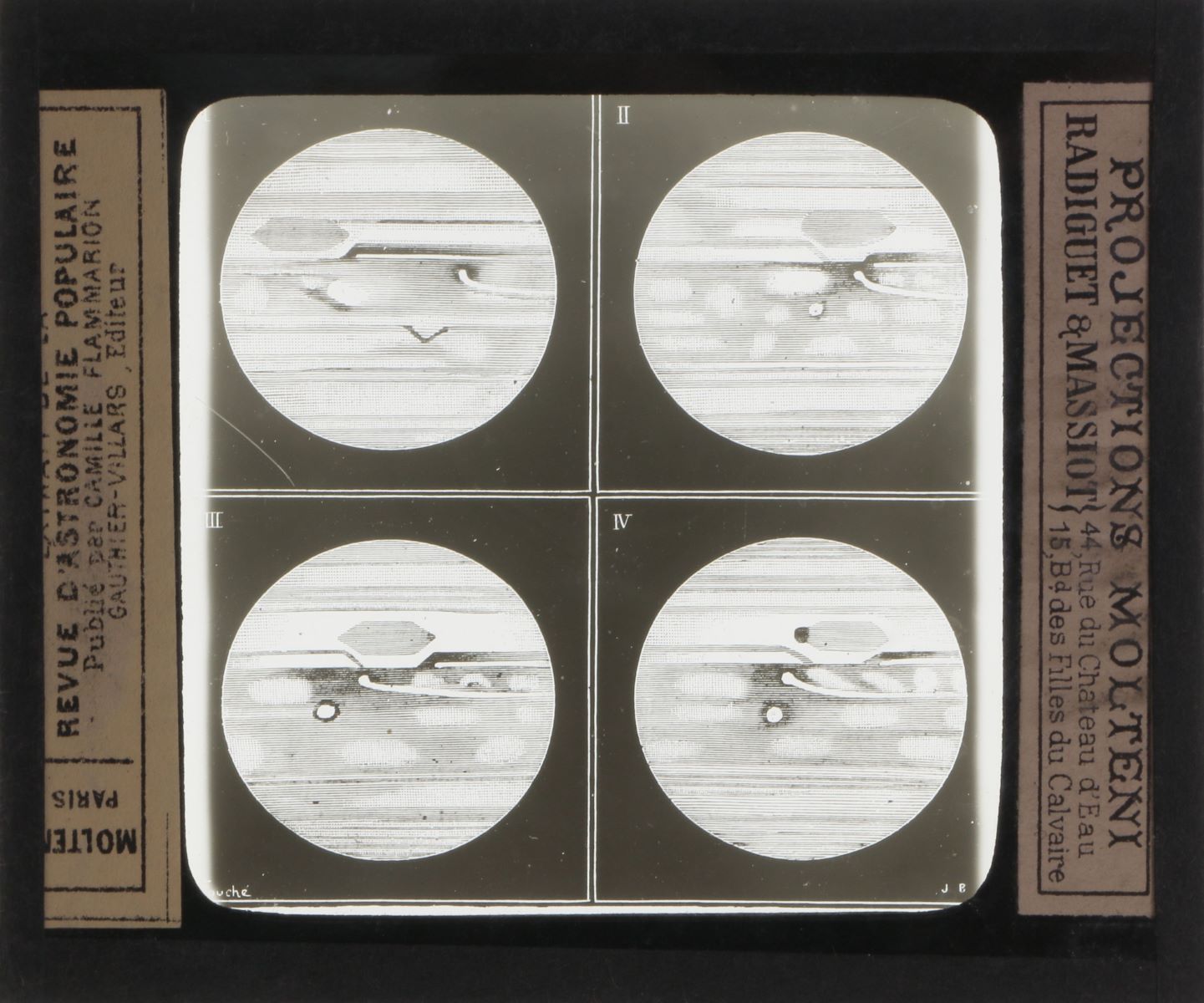 Aspect de la planéte Jupiter (titre inscrit)