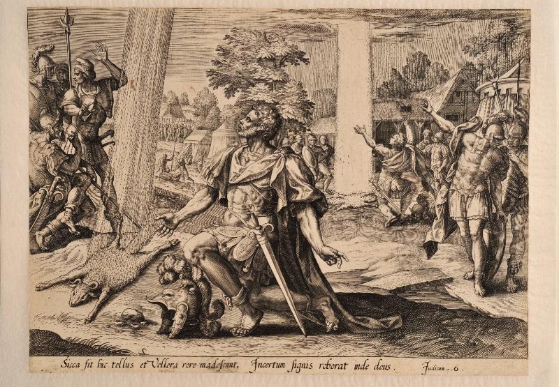 Signes divins sur de la laine