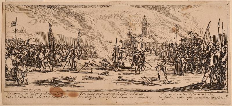 Les misères et les malheurs de la guerre (13) : Le bûcher