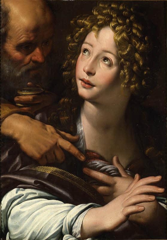 Sainte Agathe soignée par saint Pierre