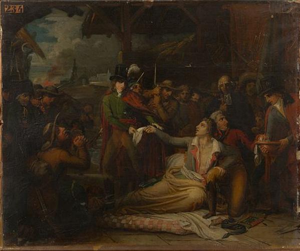 Esquisse pour le tableau de la mort de Bonchamp mourant