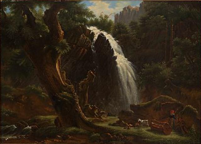 Cascade du Queureuilh au Mont Dore