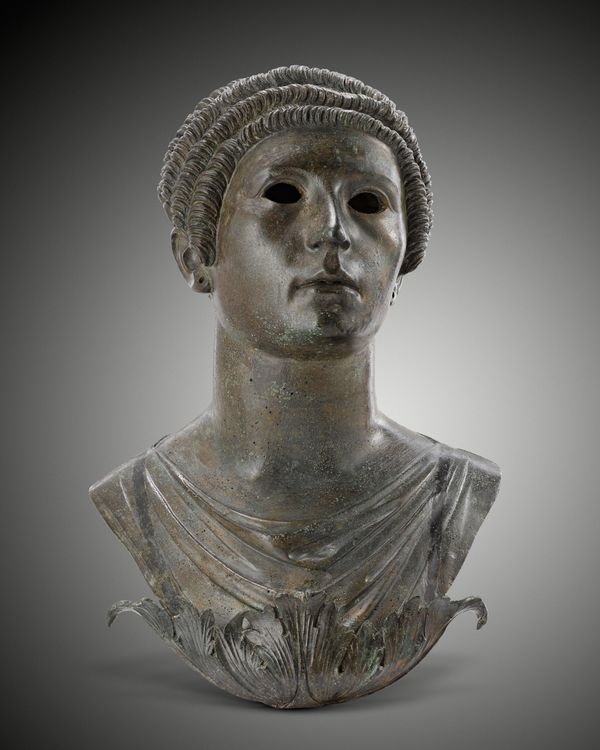 Buste de gallo-romaine