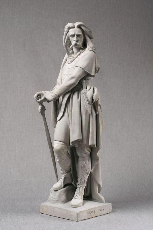 Vercingétorix, modèle en plâtre, Aimé Millet