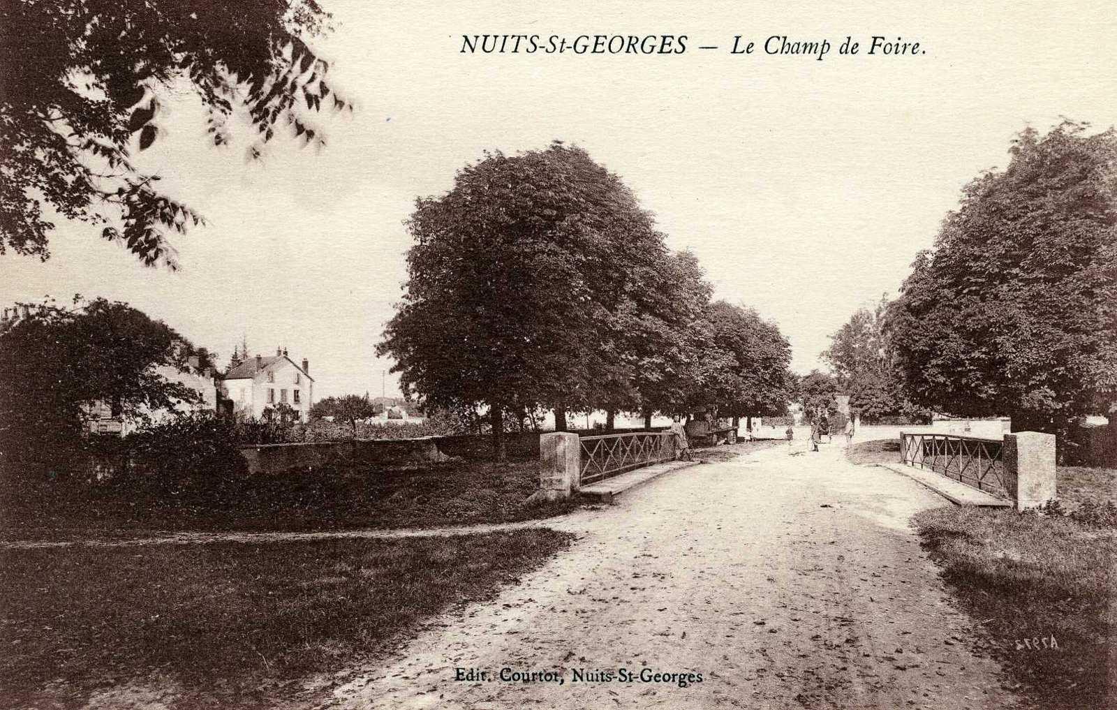 NUITS-St-GEORGES - Le Champ de Foire. (titre inscrit)