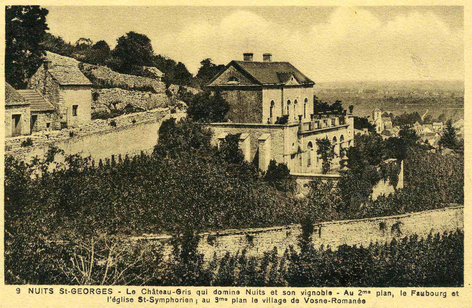 9 NUITS-St-GEORGES - Le Château-Gris (titre inscrit)