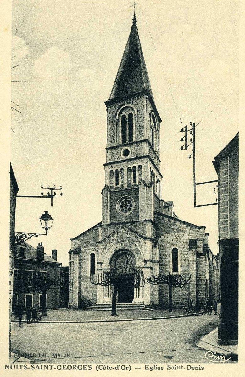 NUITS-SAINT-GEORGES (Côte-d'Or) - Eglise Saint-Denis (titre inscrit)