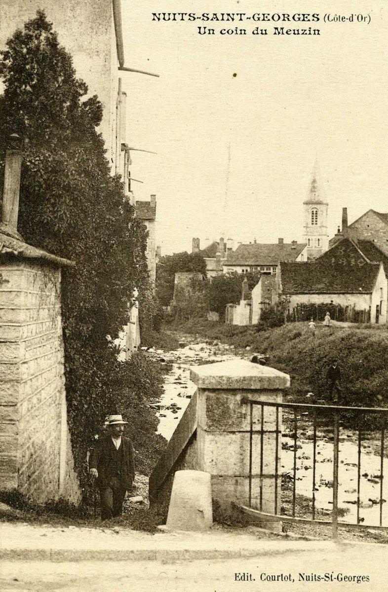 NUITS-SAINT-GEORGES (Côte-d'Or) Un coin du Meuzin (titre inscrit)