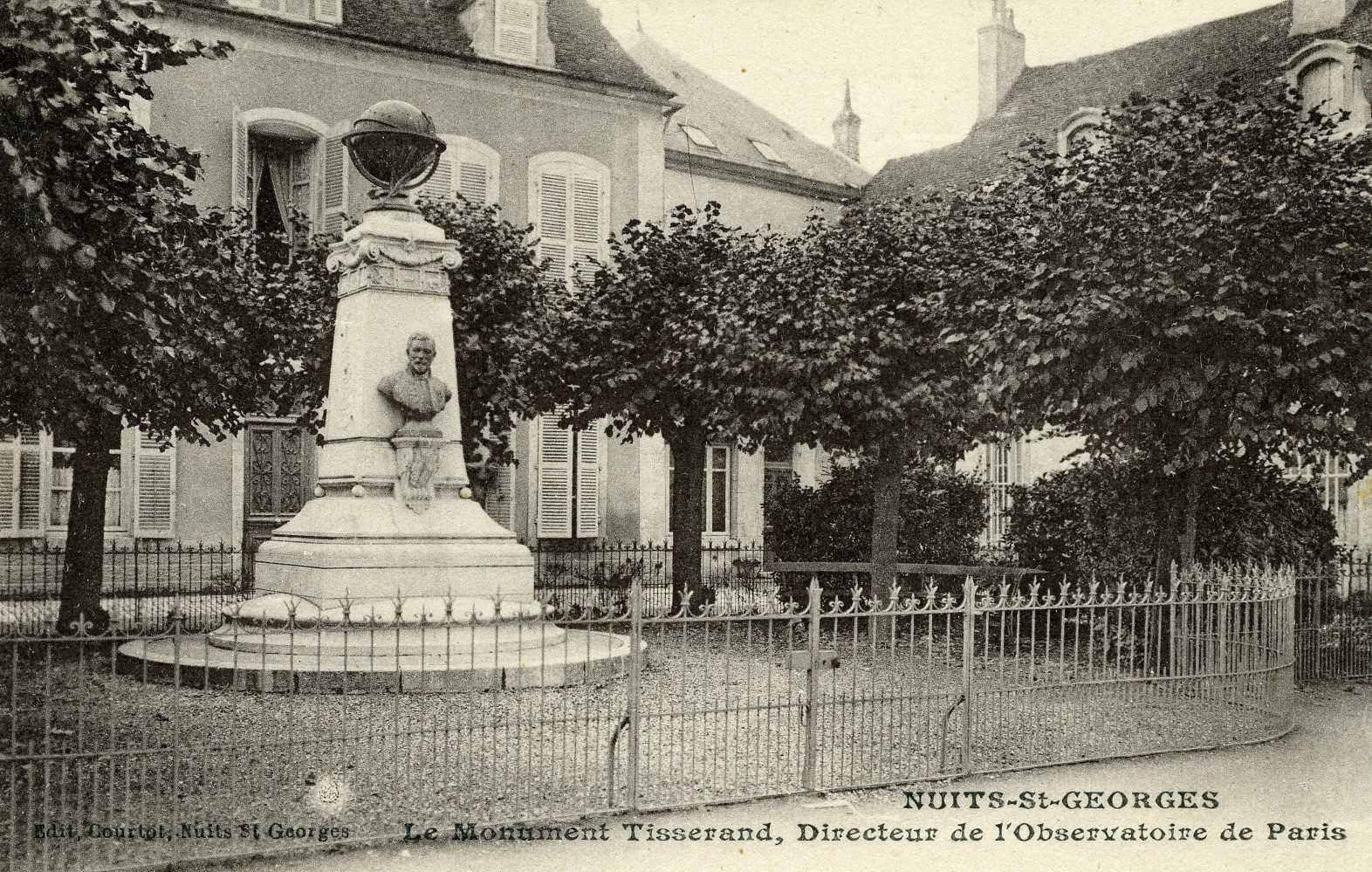 NUITS-St-GEORGES Le Monument Tisserand, Directeur de l'Observatoire de Paris (titre inscrit)
