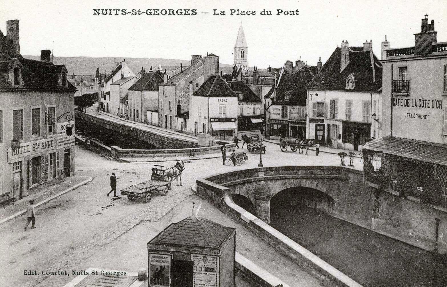 NUITS-St-GEORGES - La Place du Pont (titre inscrit)