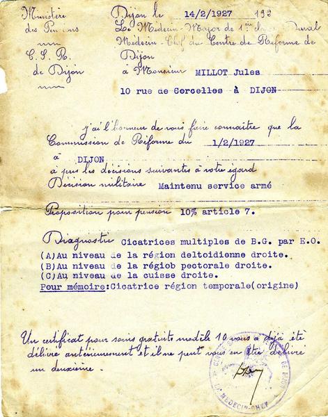 Commission de Réforme (titre inscrit)