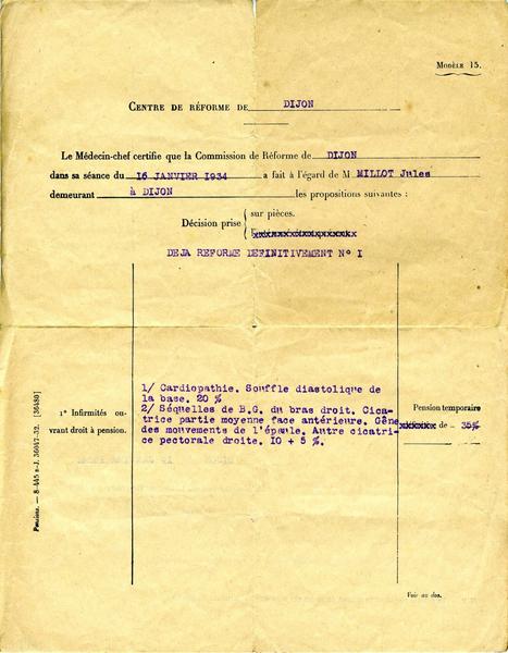 CENTRE DE REFORME DE DIJON (titre inscrit)