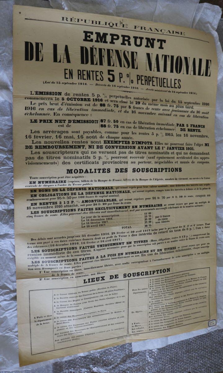 EMPRUNT / DE LA DEFENSE NATIONALE (titre inscrit)