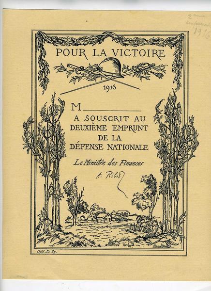 POUR LA VICTOIRE (titre inscrit)