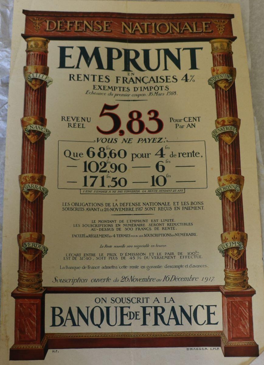 EMPRUNT / EN / RENTES FRANCAISES 4% (titre inscrit)