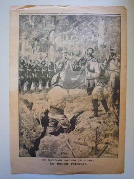 UN EMOUVANT INCIDENT DE GUERRE / Le fanion retrouvé